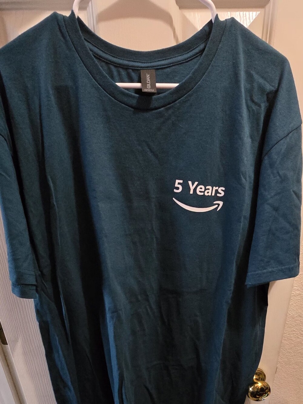 Amazon 5 year Anniversary Green T-shirt/lanyard